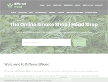 Tablet Screenshot of differentweed.com